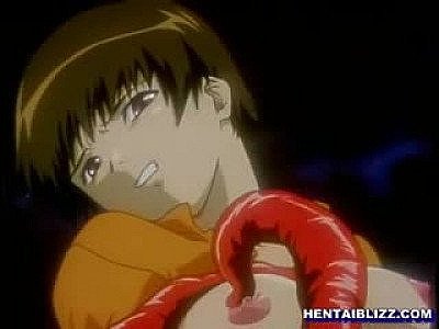 Beautiful hentai hard drilled by tentacles monster