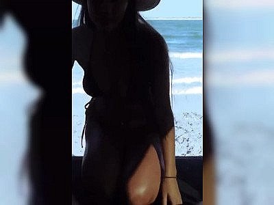 horny teen blowjob in beach