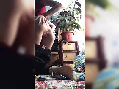 russian teen with firm tits teasing her tight pussy