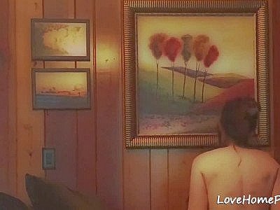 After the bj a hot wife sits on the dick