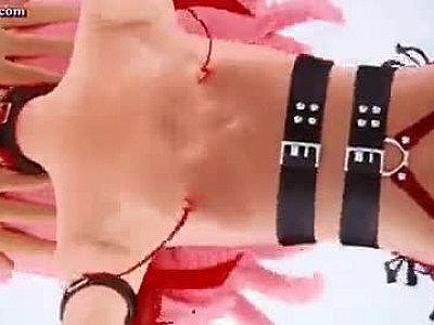 Skinny animated girl gets fucked