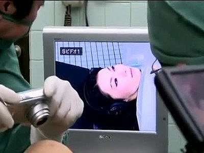 Doctors fuck their cute Japanese patient