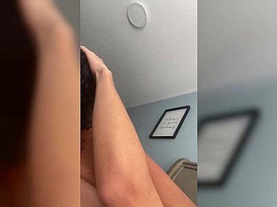 after shower blowjob