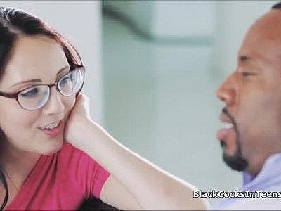 Kinky nerd ass fucked by a BBC