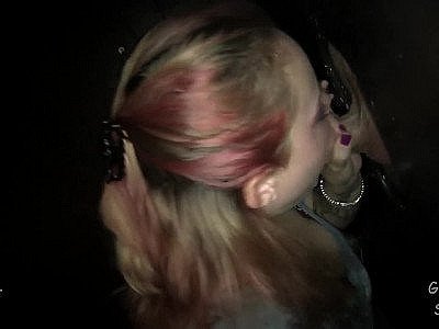 Ashley B makes strangers cum in Gloryhole Swallow