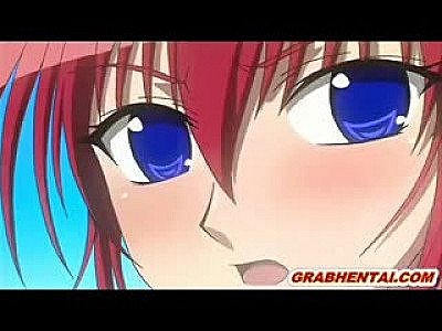 Hentai lady caught by tentacles and drilled by worms