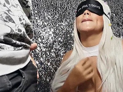 I was Playing Blindfolded and he made me Swallow his Cum