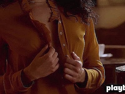 Cute model teens with tighty bodies really love their job