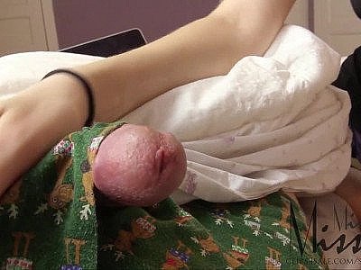 Mom helps son and blows his dick POV