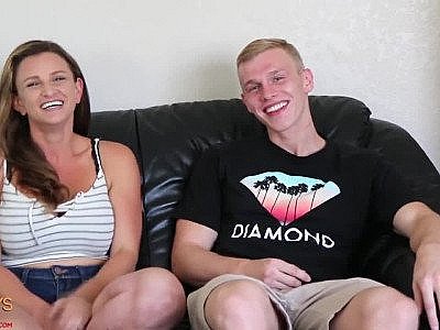 He was SO SCARED!!!! Blonde Cuckhold homies girl! SHE's HOT!