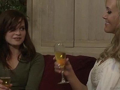 Passionate lesbian loving with cute teens and nothing but