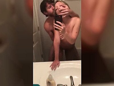 gf records herself getting fucked on the toilet