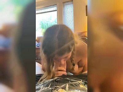 Hot big tits babe sucks and gets on top to ride post 807 ful vdo in bio