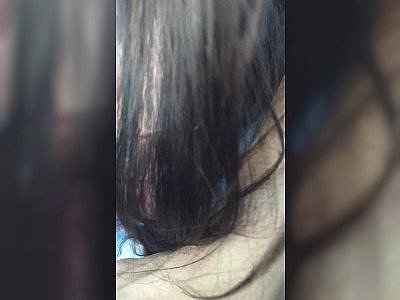 Ashley sucking on a cock