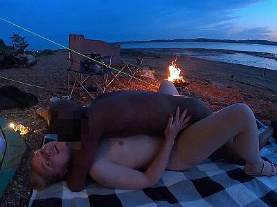 Young Blonde Hotwife Fucks Her BBC Bull While on Holiday