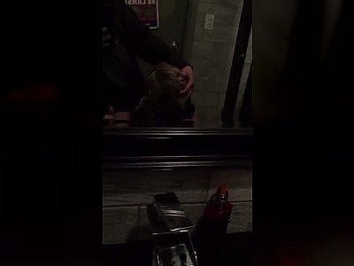 Bar bathroom cumslut