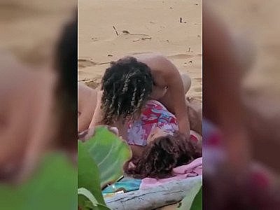 2 girls caught on the beach