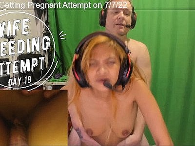 Day 19 Wife Breeding Attempt - SexyGamingCouple