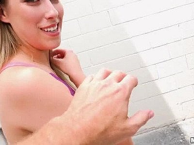 Public sex with well-endowed fit teen Kimber Lee