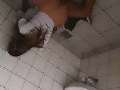Caught fucking in public toilette