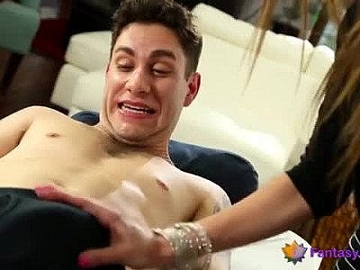 Milf with glasses sucking cock and getting fucked