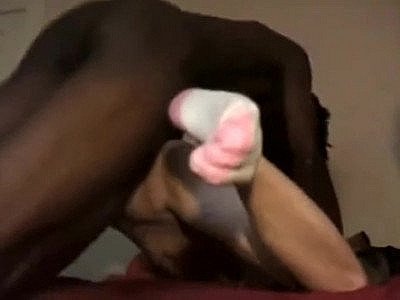 Huge Black Dick Stretching Out Tight White Pussy