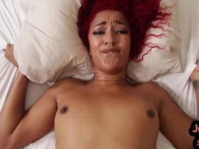 Redhead pierced babe pussyfucked after cocksucking