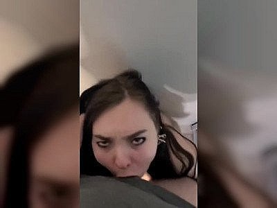 POV Messy Throat Fuck and Facial