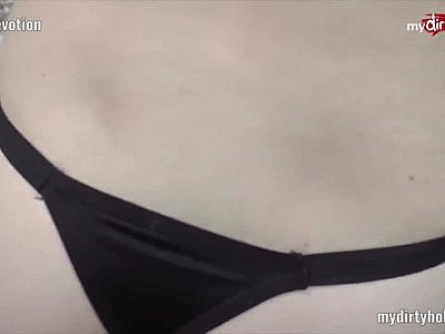 Gorgeous Teen with Pierced Boobs Fucks a Stranger Outdoors