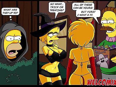 Special Halloween Night! Simpsons Porn! Simptoons!